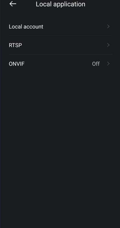 RTSP Settings Example 2